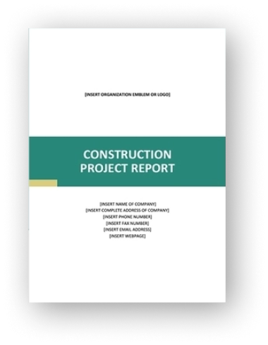 construction project report